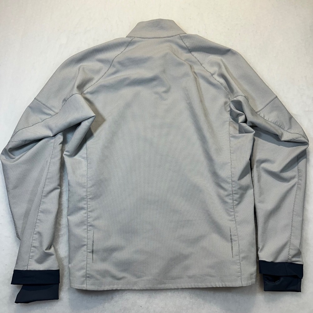 Arc'teryx Full Zip Jacket Mens Large Gray Navy Reflective Hiking Gorpcore - Picture 11 of 12